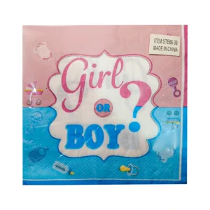 SERVILLETAS IMPORT GIRL OR BOY