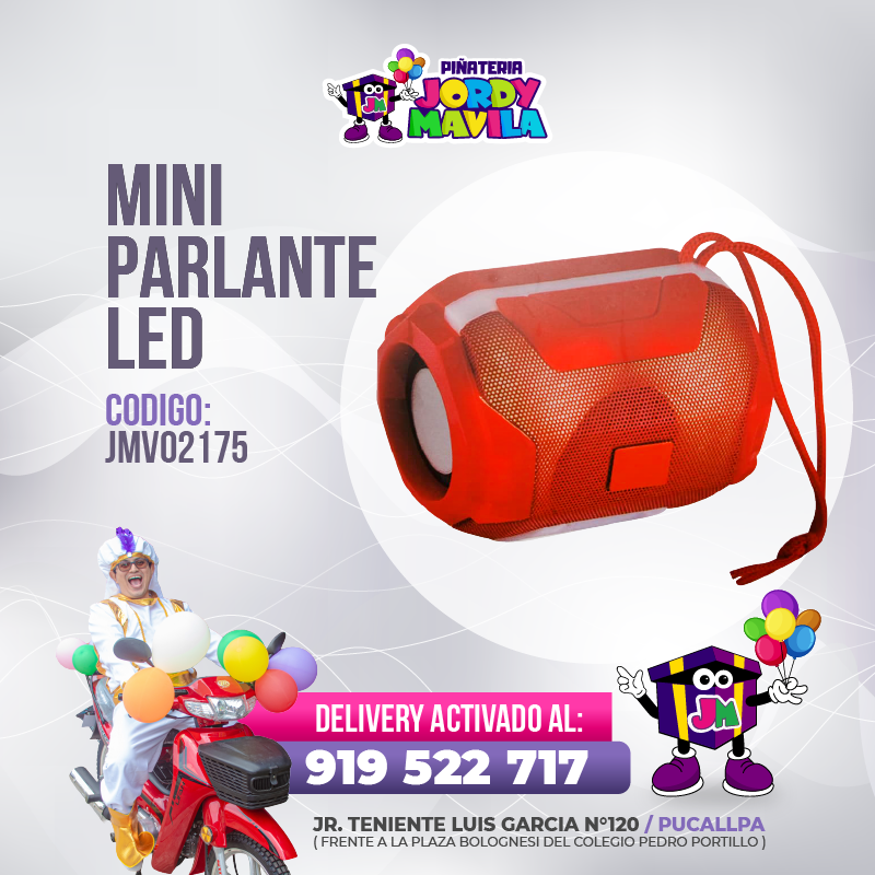 MINI PARLANTE LED