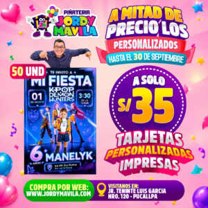 TARJETAS DE INVITACIÓN IMPRESAS